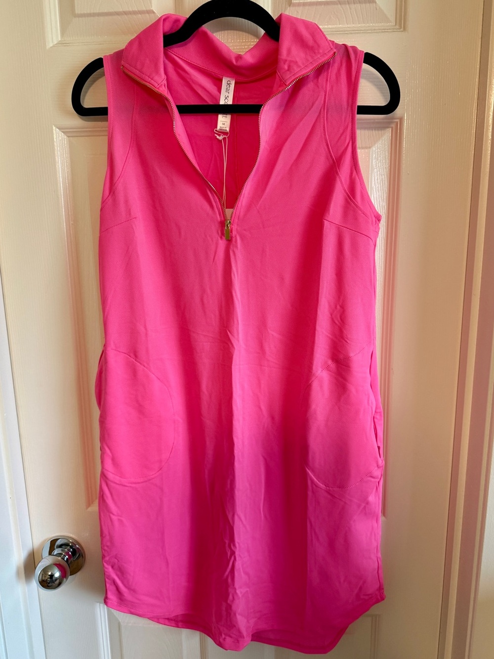 Dear Scarlett Resort Pink Solid Harbour Dress